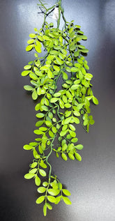 Floare Curgătoare Decorativă 100 cm – Model Lucios cu Frunză Rotundă